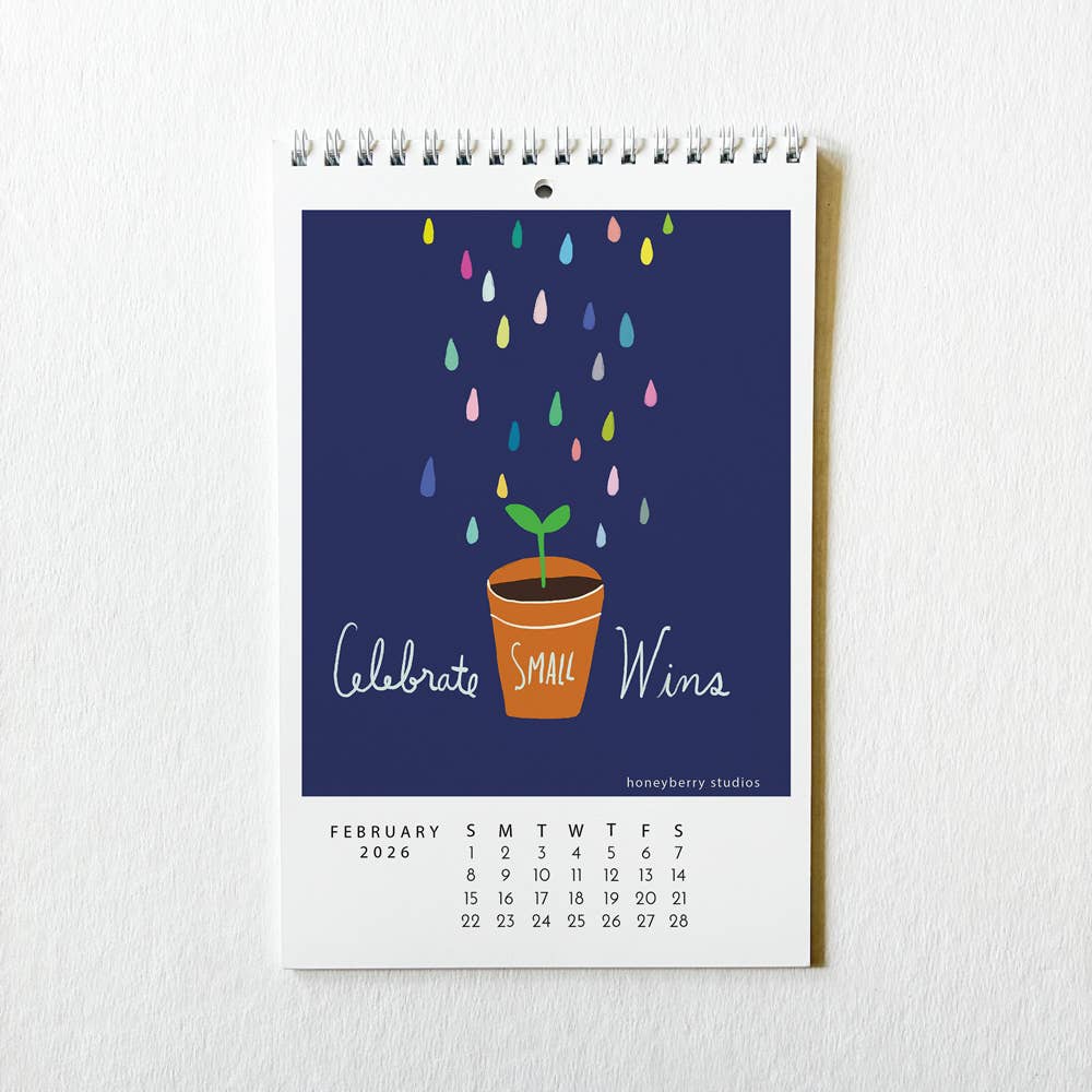 2026 Bloom in Your Own Time Wall Calendar