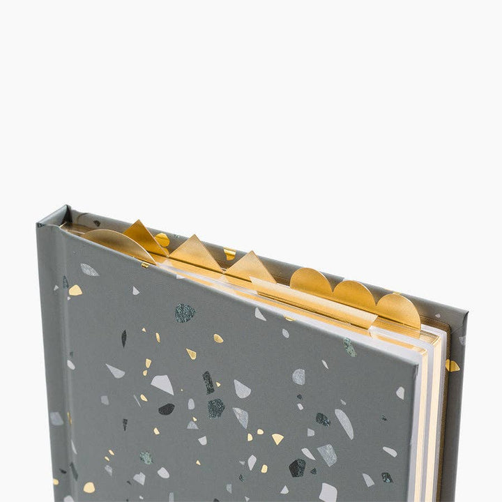 Geometric Brass Page Markers (set of 8)