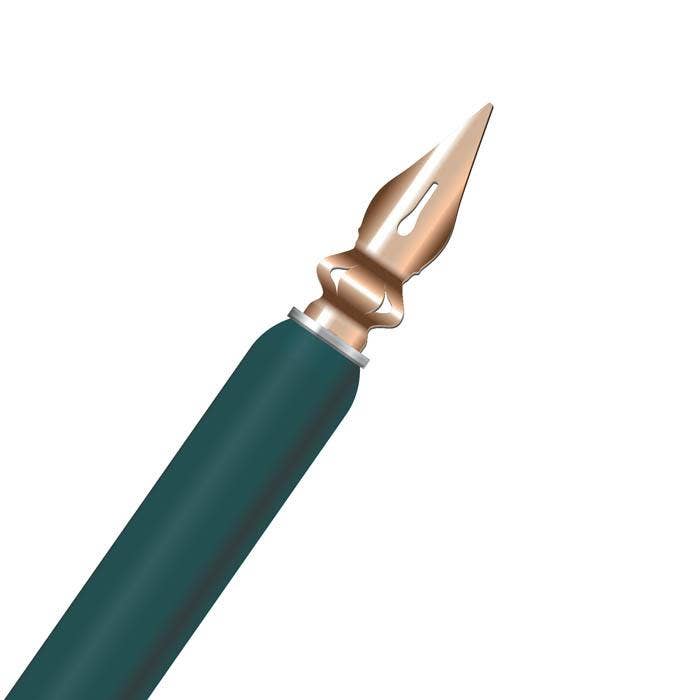 Dip Pen Italic & Poster Nib Set with Holder in Box