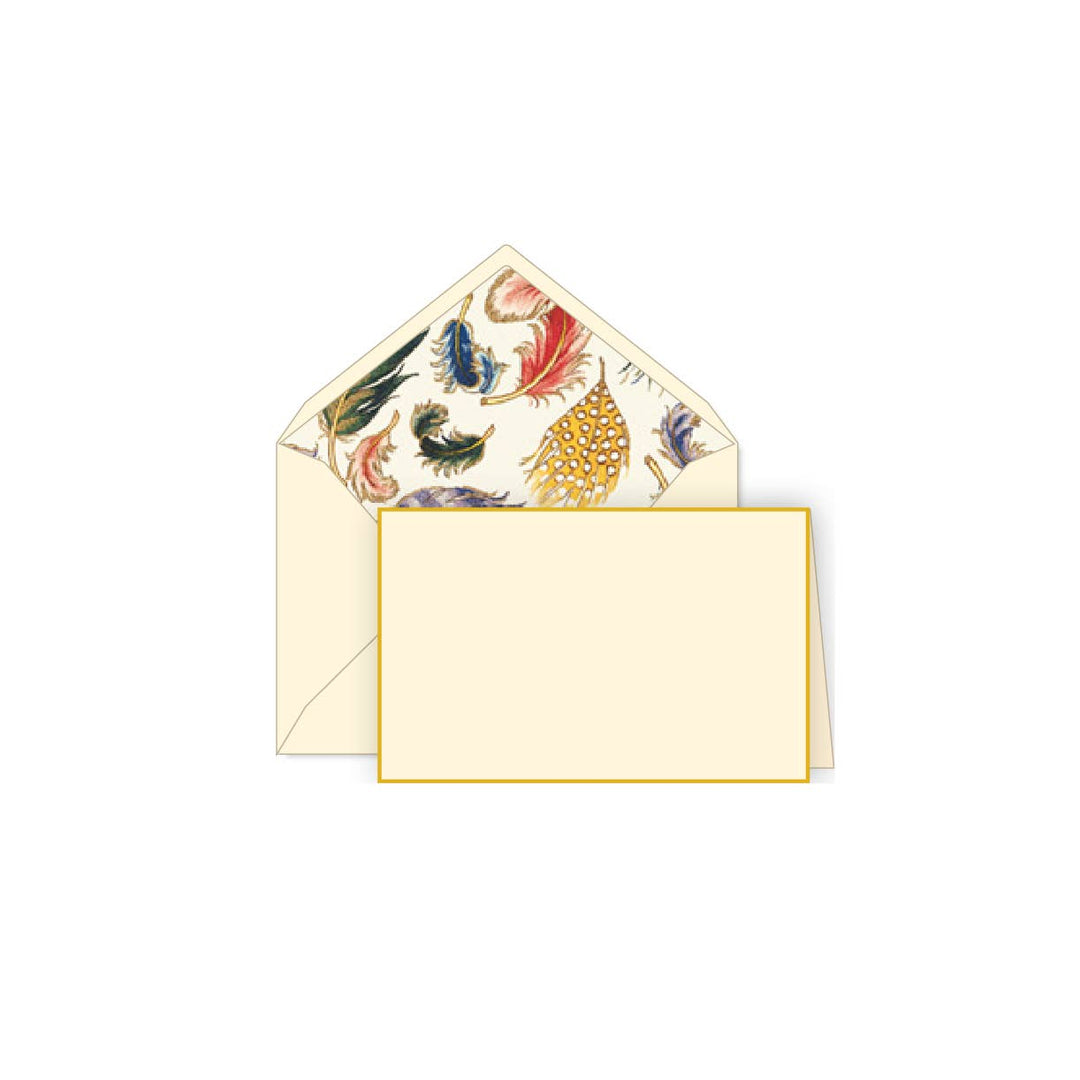 Bordered Folded Cards Letter Set