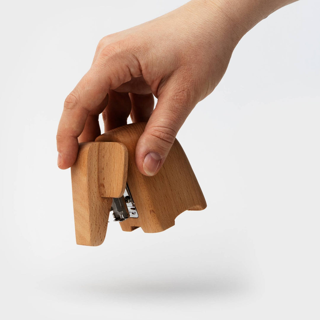 Wooden Elephant Staplers