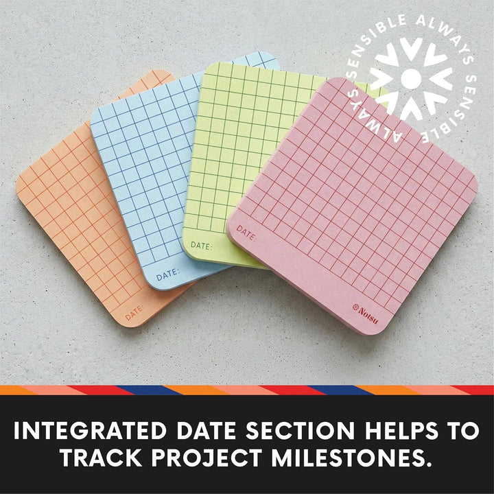 Graph Grid Sticky Notes / 4pk