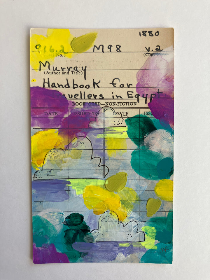 Abstract Art - Library Book Card