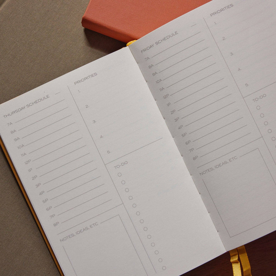 Anecdote Goods Daily Planner, Interior