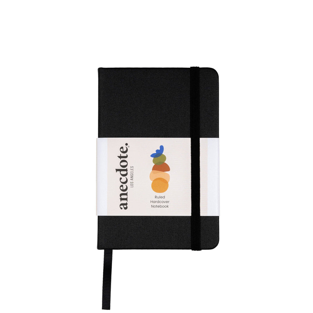 Anecdote Pocket-Sized Hardcover Lined Journal, Black