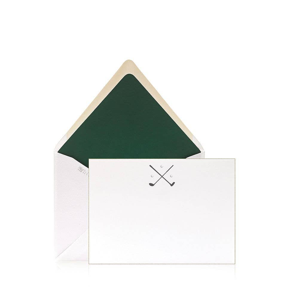 Bell'Invito Home + Stationery Box of 12 Golf "Fore" Cards