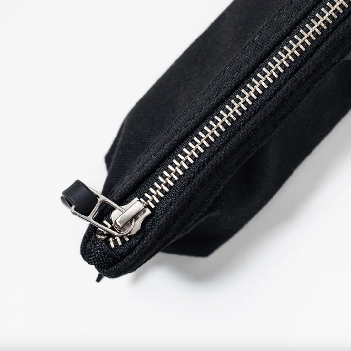 Blackwing Black Canvas Pencil Pouch, Zipper Detail