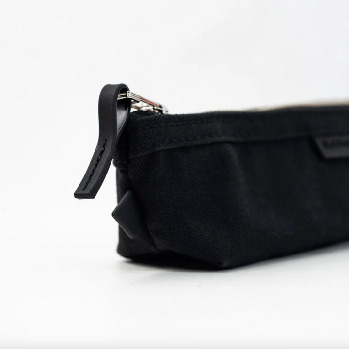 Blackwing Black Canvas Pencil Pouch, Zipper Pull Detail
