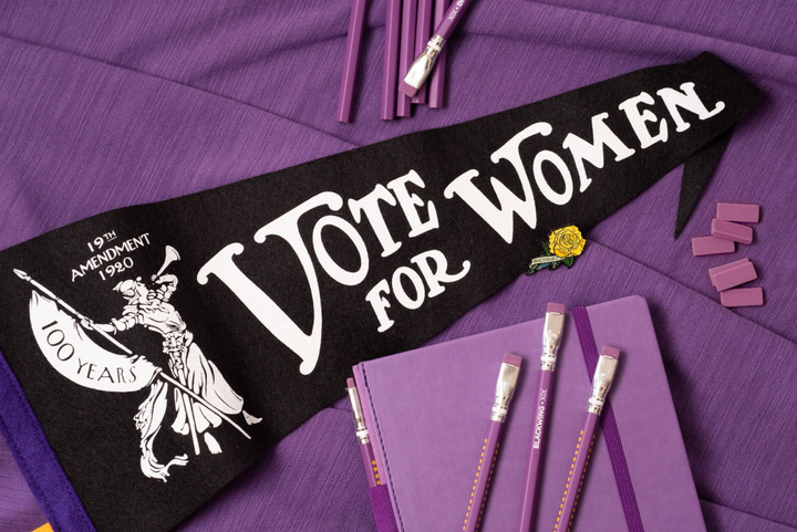 Blackwing Volume XIX, Set of 12 Pencils - – 19th Amendment Tribute, Firm Graphite, Purple