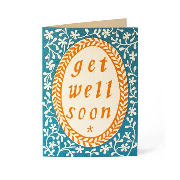 Cambridge Imprint Greeting Card, Get Well Soon