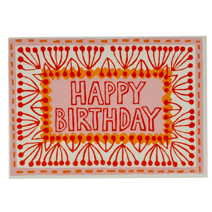 Cambridge Imprint Greeting Card, Happy Birthday Neon