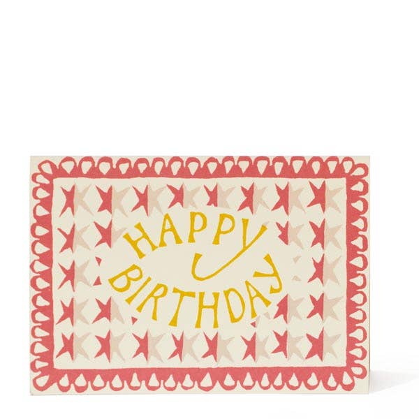 Cambridge Imprint Greeting Card, Happy Birthday Stars