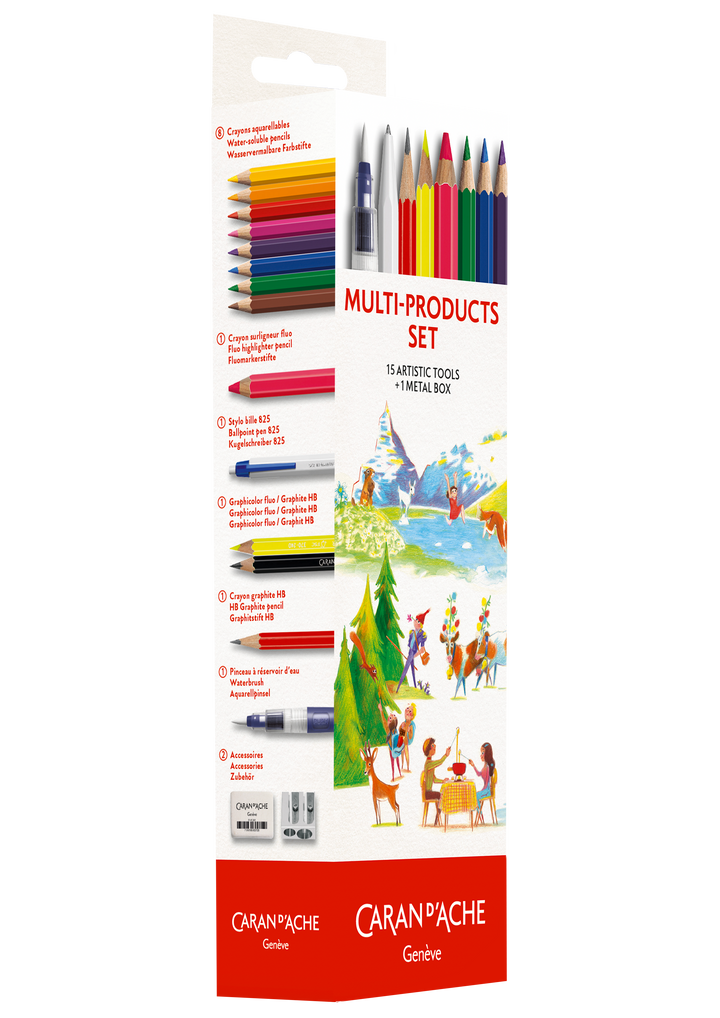 Caran d'Ache Back-to-School Multi-Products Set - Art & Writing Set