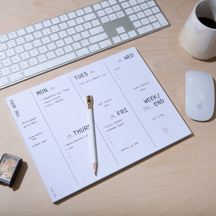 Case Study Large Weekly Desk Planner, Detail 2
