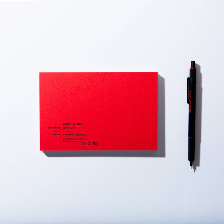 Case Study List Notepad, Back Cover