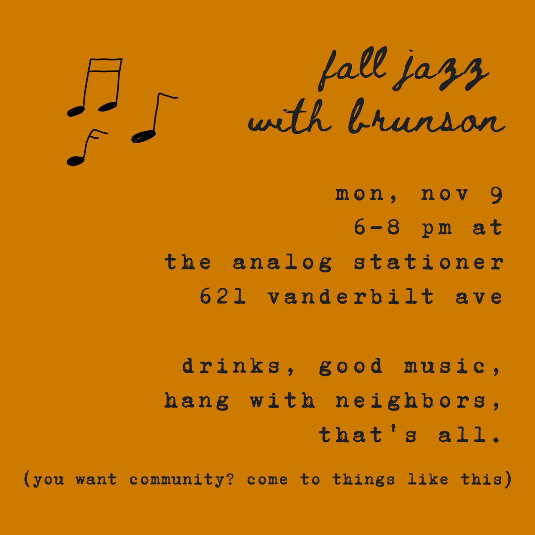 11/9 Fall Jazz with Brunson