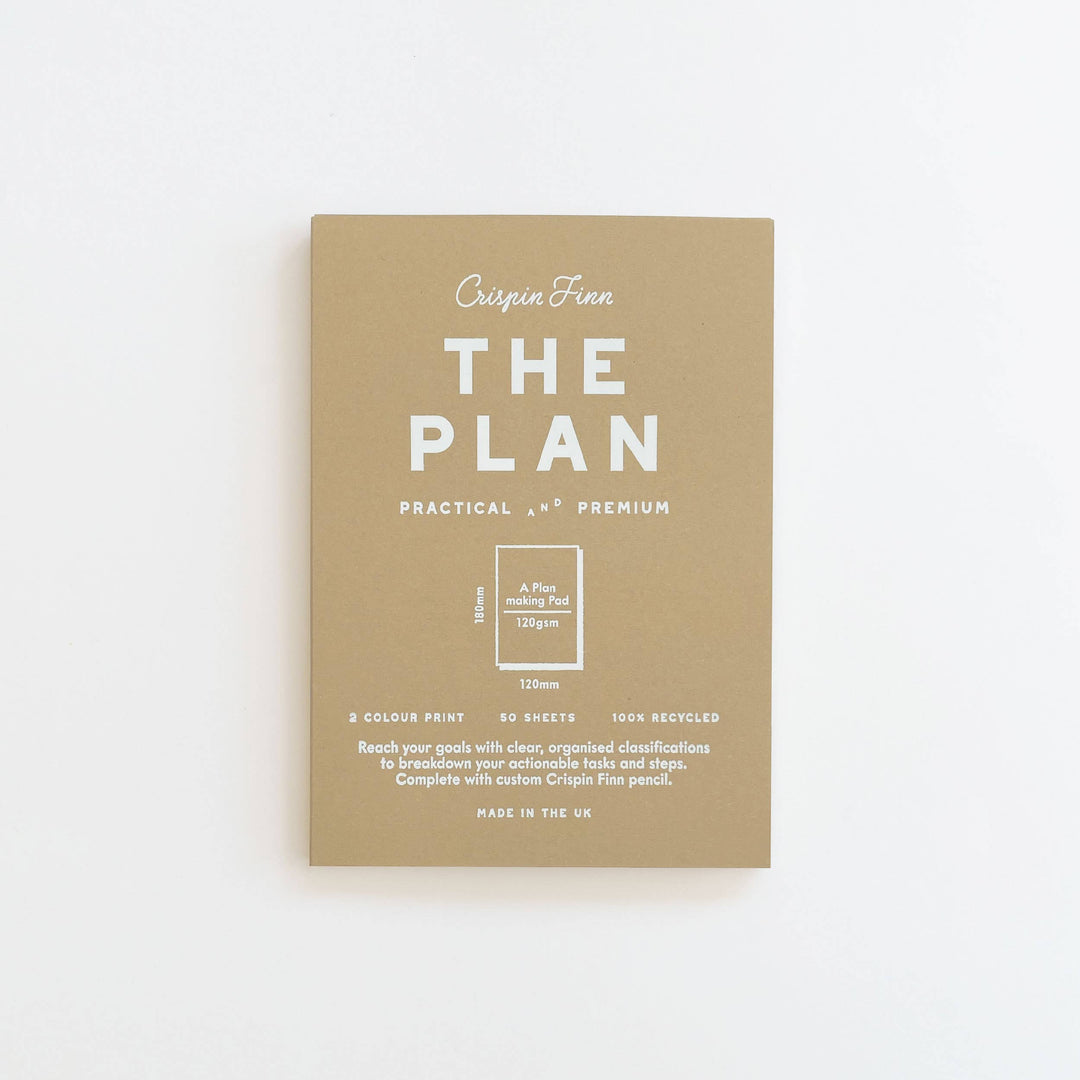 Crispin Finn The Plan Note Pad, Packaging