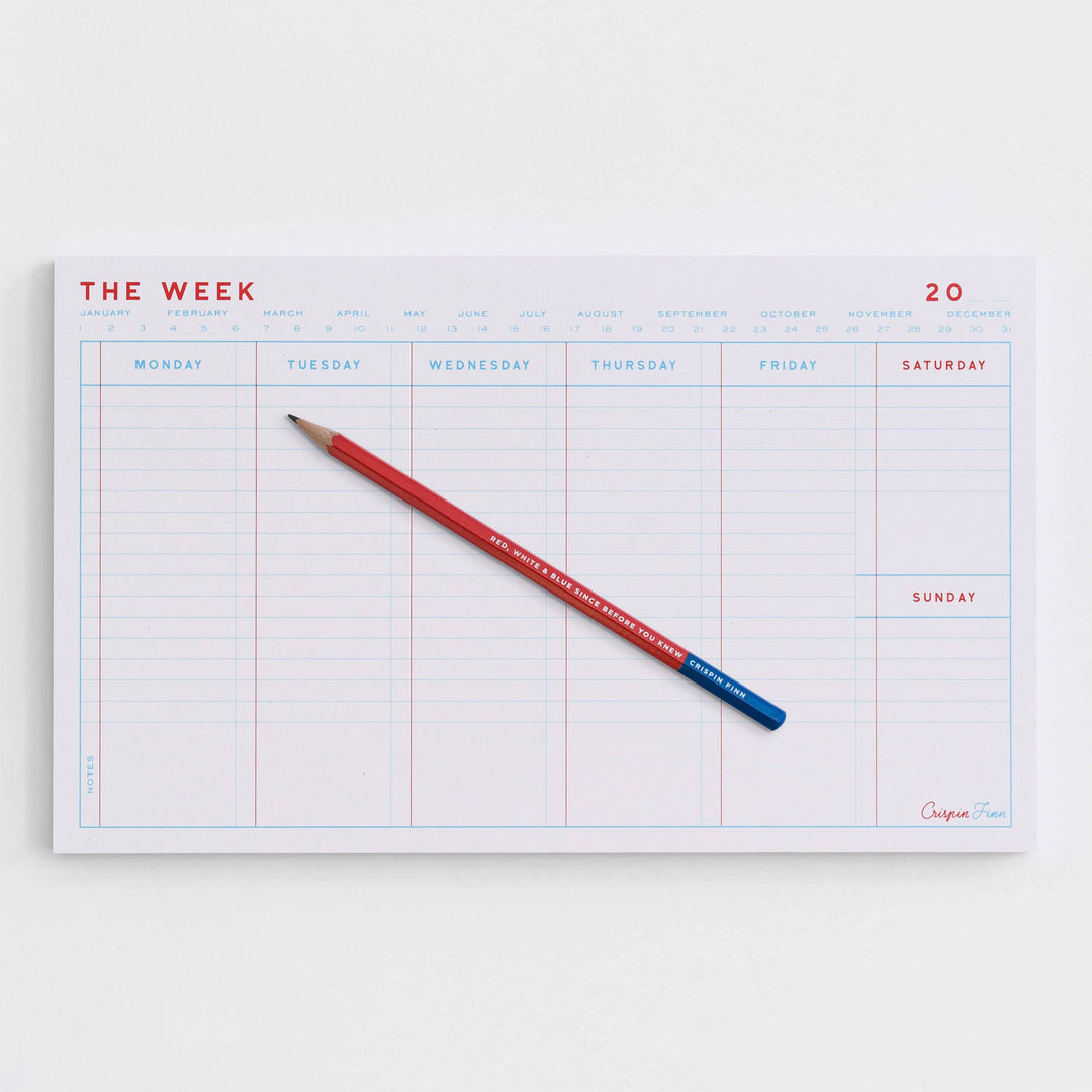 Crispin Finn The Week Desk Pad