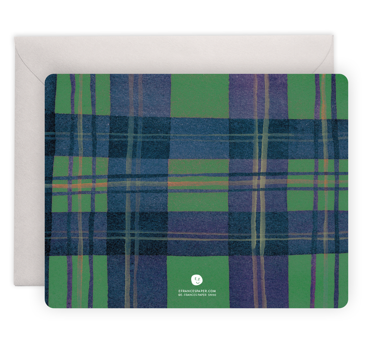 E. Frances Paper Flat Note Cards & Matching Envelopes, Set of 8, Canoe - Back