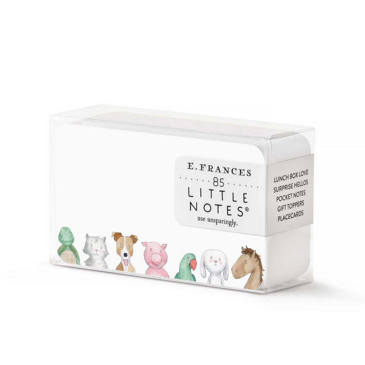 E. Frances Paper Little Note Cards, Animal Friends, Box