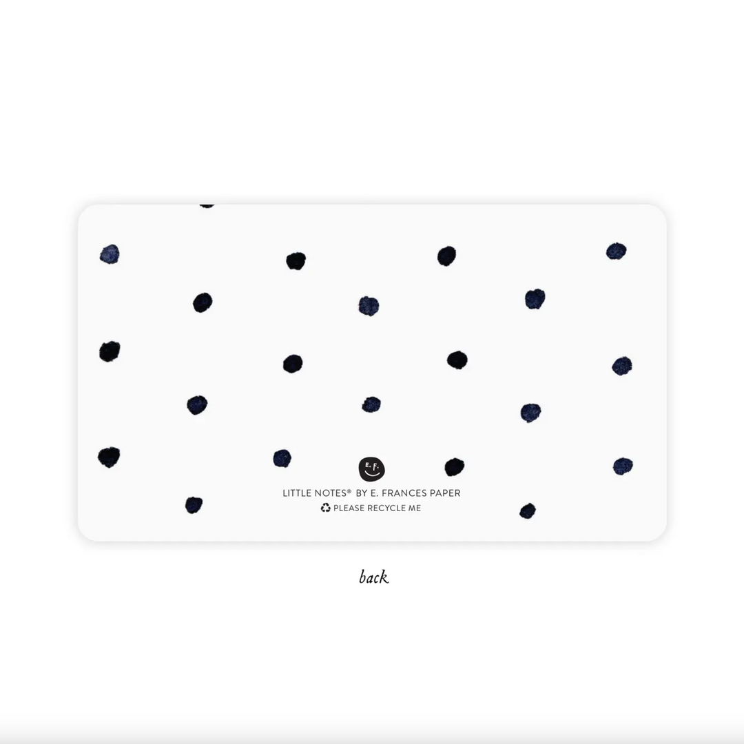 E. Frances Paper Little Note Cards, Hello, Back