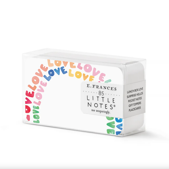 E. Frances Paper Little Note Cards, Love Rainbow, Box