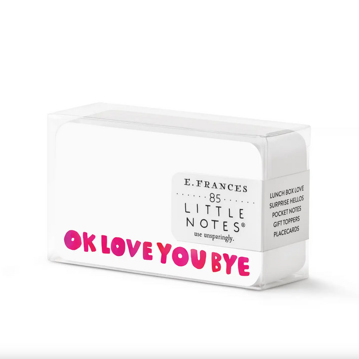 E. Frances Paper Little Note Cards, Ok Love You Bye, Box