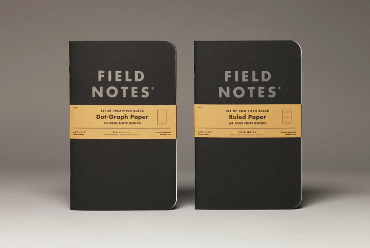 Pitch Black Note Book (2 pk)