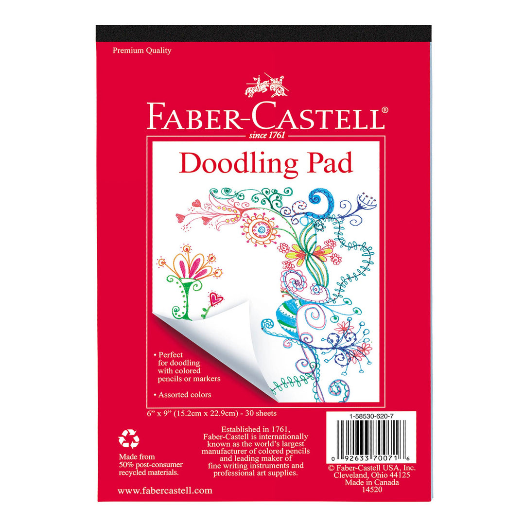 Faber-Castell Doodling Pad, Recycled Paper, 30 Sheets