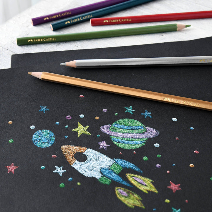 Faber-Castell Metallic Colored EcoPencils, Detail