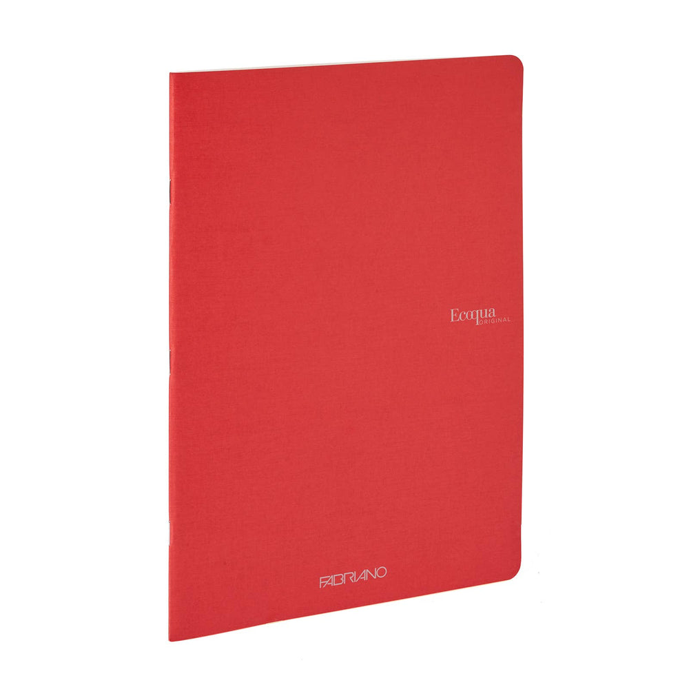 Fabriano EcoQua Staple-Bound Notebook, Red, Dotted 2