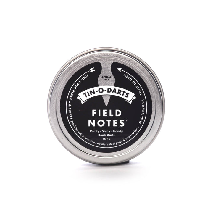 Field Notes "Tin-O-Darts" Book Darts, Front