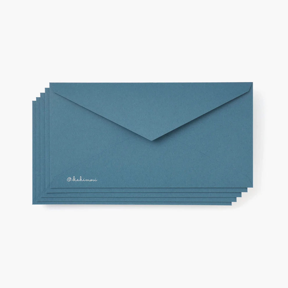 Japanese Blue Notecard and Envelope Set
