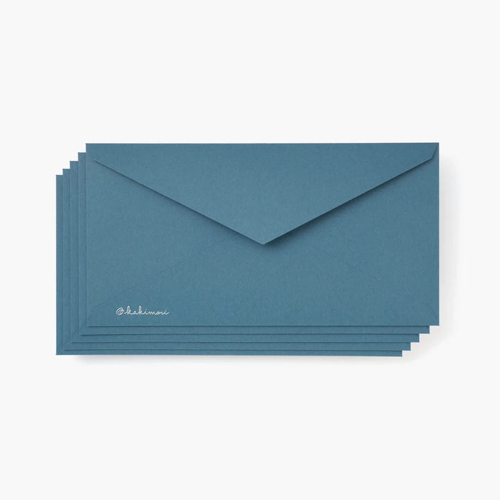 Japanese Blue Notecard and Envelope Set