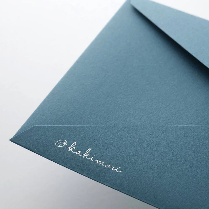 Japanese Blue Notecard and Envelope Set