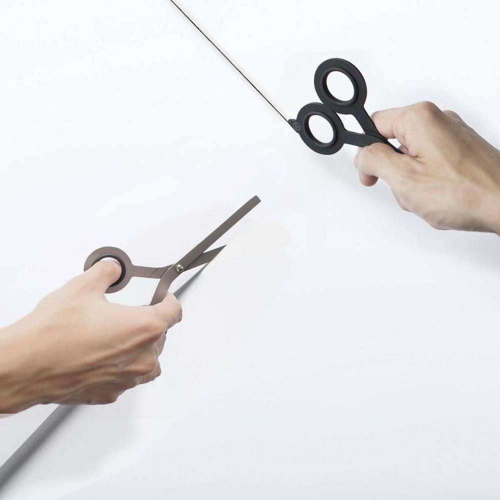 HMM Black Scissors with Base, Box Cutter and Scissors