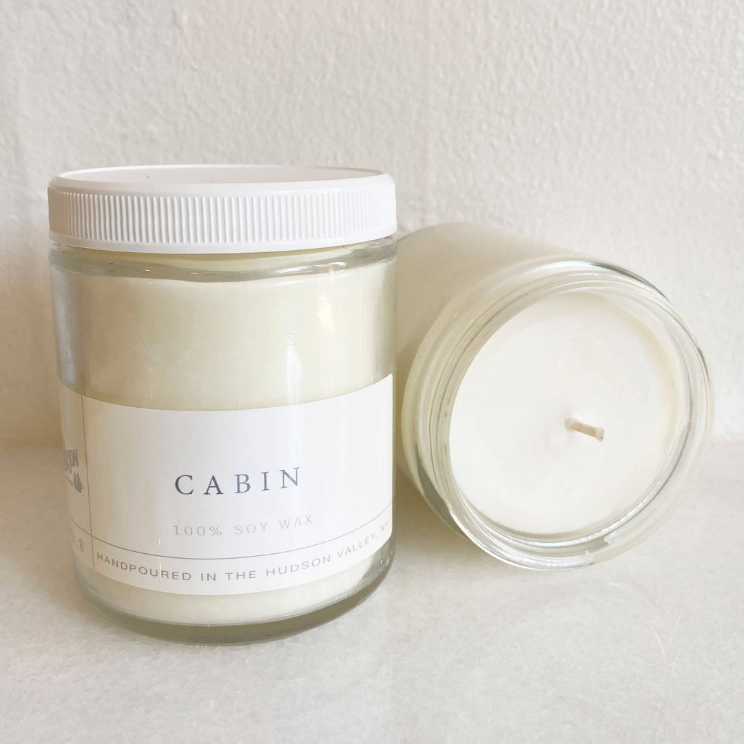 Hudson Naturals Cabin Candle - Honey, Tobacco, Citrus & Spice Scent