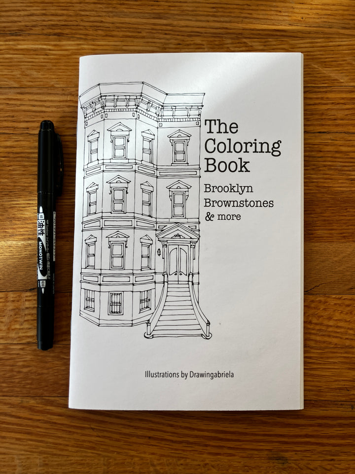 Brooklyn Brownstone Coloring Book
