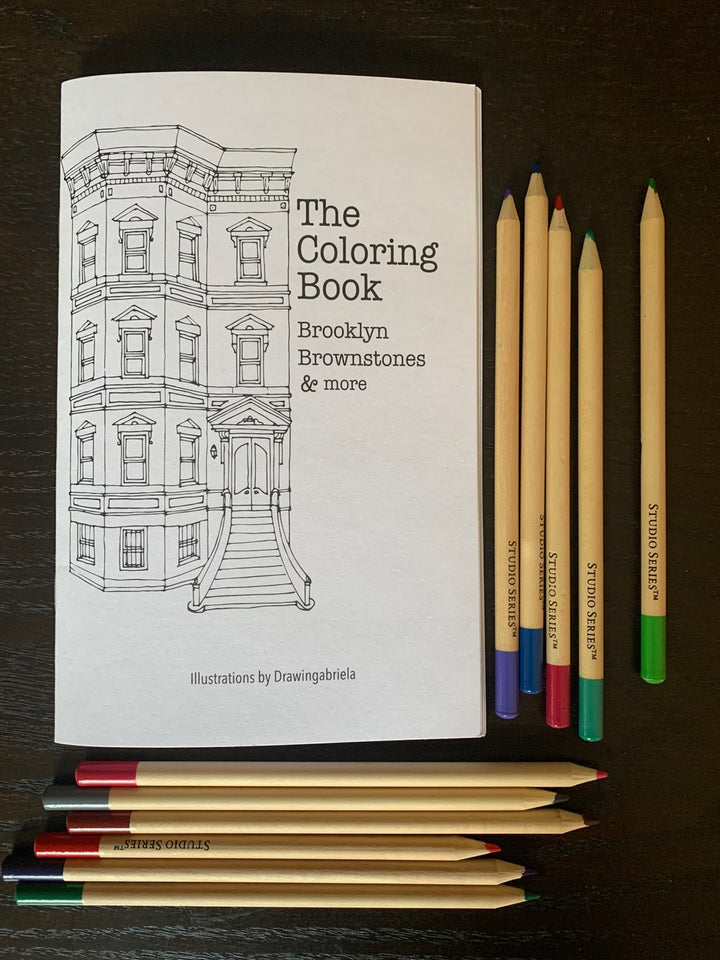 Brooklyn Brownstone Coloring Book