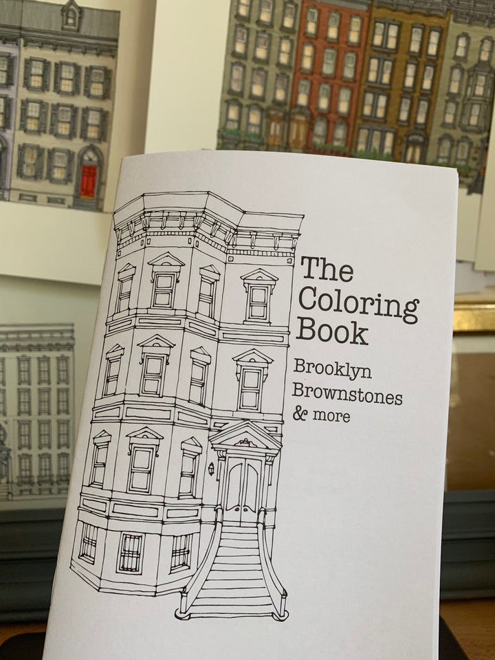 Brooklyn Brownstone Coloring Book