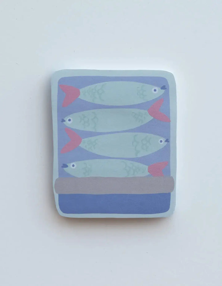 Idlewild Co. Tinned Fish Die-Cut Sticky Notepad