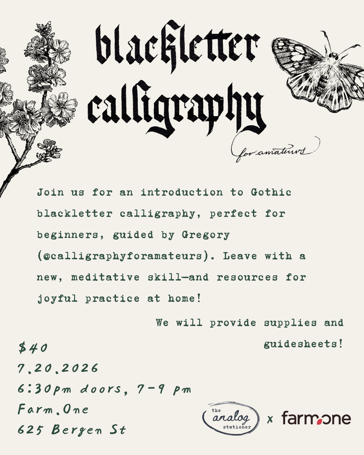 Blackletter Calligraphy for Amateurs