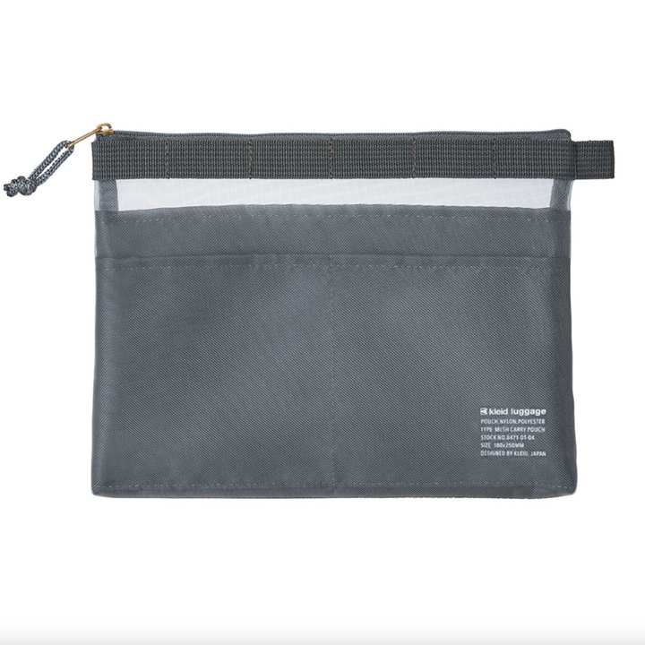 Kleid Mesh Carry Pouch, Charcoal