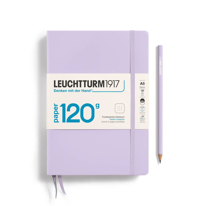 LEUCHTTURM1917 120g Medium Notebook, Lilac, Dotted