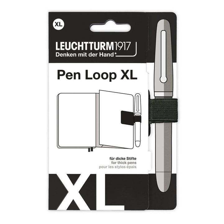 LEUCHTTURM1917 Extra Large Black Pen Loop for Pen Storage