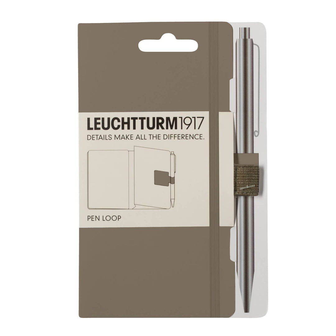 LEUCHTTURM1917 Self-Adhesive Pen Loop, Anthracite