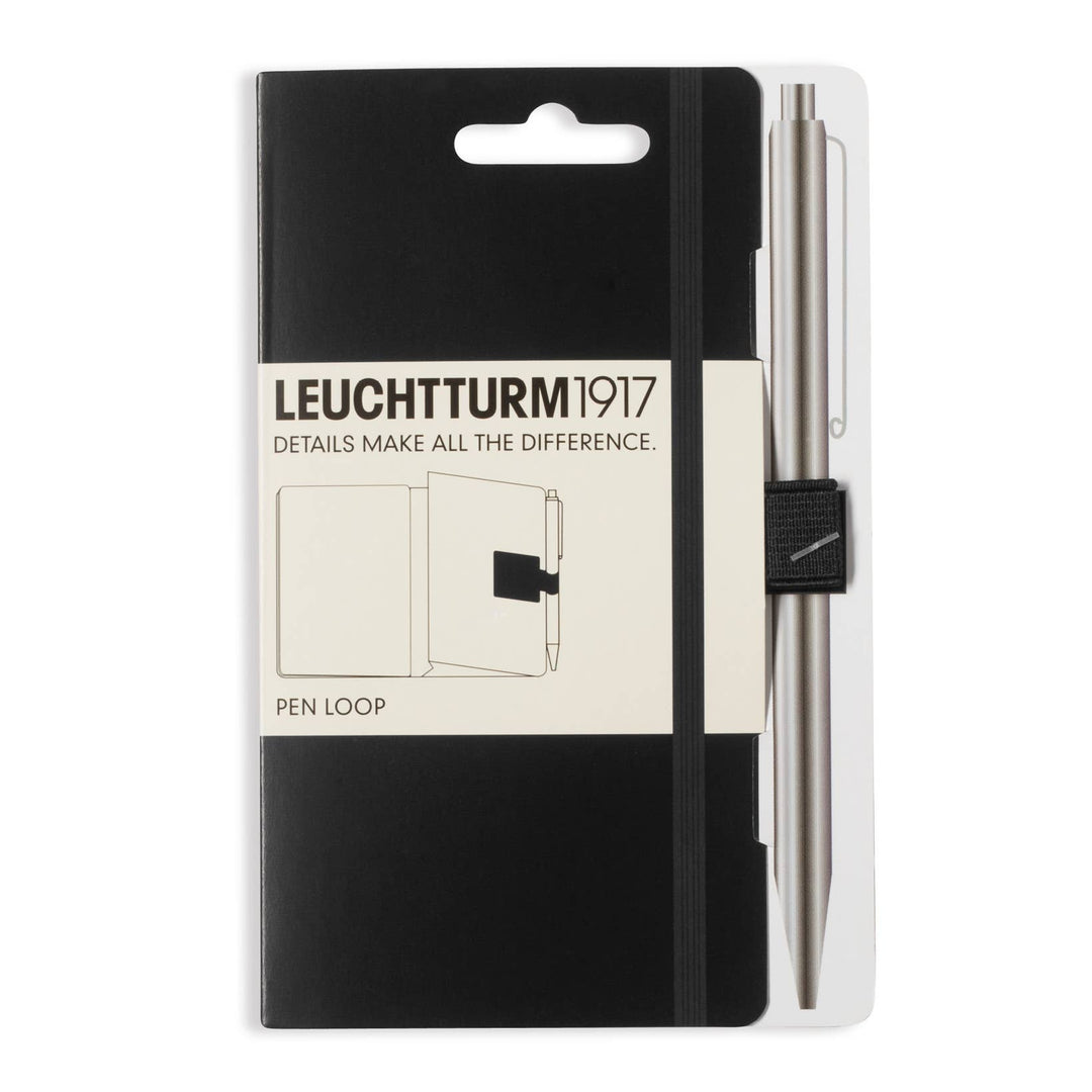 LEUCHTTURM1917 Self-Adhesive Pen Loop, Black