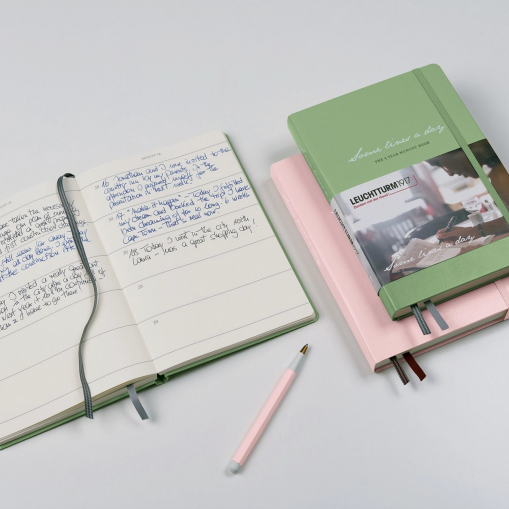 LEUCHTTURM1917 Some Lines A Day, The 5 Year Memory Book, Detail