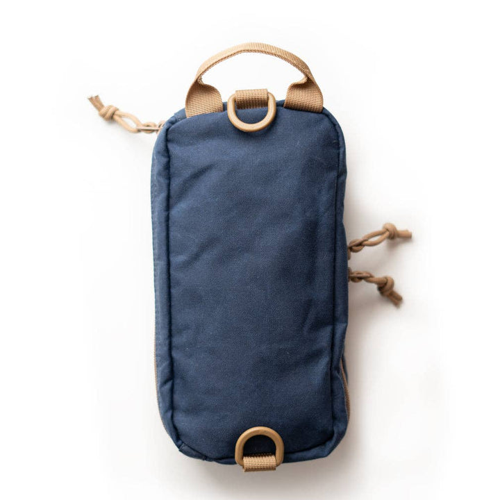 LOCHBY Canvas Venture Pouch, Navy, Back