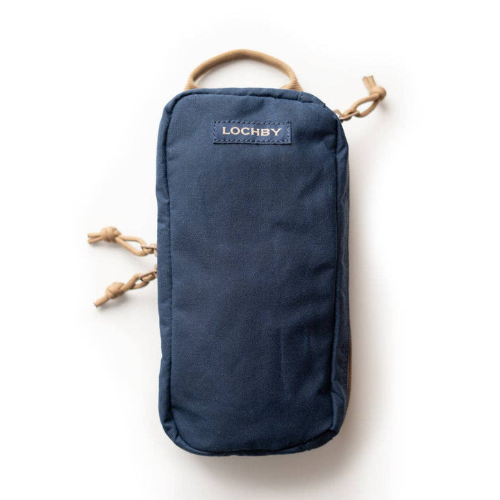 LOCHBY Canvas Venture Pouch, Navy, Front